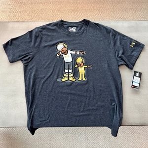 Deadstock Cam Newton Chosen Dab Panthers Under Armour Men's T Shirt Size XL RARE